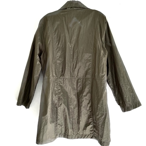 ShedRain Olive Green Rain Coat w Pockets Women’s Size S/M Lightweight & … - Picture 5 of 7